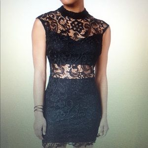 Black B. Darlin lace dress